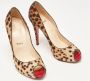 Christian Louboutin Pre-owned Fabric heels Brown Dames - Thumbnail 3