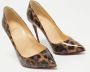 Christian Louboutin Pre-owned Fabric heels Brown Dames - Thumbnail 2