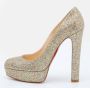 Christian Louboutin Pre-owned Fabric heels Gray Dames - Thumbnail 2