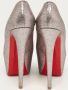 Christian Louboutin Pre-owned Fabric heels Gray Dames - Thumbnail 4