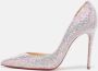 Christian Louboutin Pre-owned Fabric heels Gray Dames - Thumbnail 2