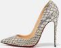 Christian Louboutin Pre-owned Fabric heels Gray Dames - Thumbnail 2