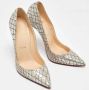 Christian Louboutin Pre-owned Fabric heels Gray Dames - Thumbnail 4