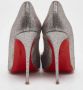 Christian Louboutin Pre-owned Fabric heels Gray Dames - Thumbnail 4