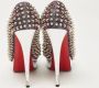 Christian Louboutin Pre-owned Fabric heels Gray Dames - Thumbnail 4