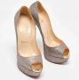 Christian Louboutin Pre-owned Fabric heels Gray Dames - Thumbnail 3