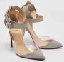 Christian Louboutin Pre-owned Fabric heels Gray Dames - Thumbnail 2