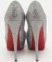 Christian Louboutin Pre-owned Fabric heels Gray Dames - Thumbnail 3