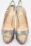 Christian Louboutin Pre-owned Fabric heels Gray Dames - Thumbnail 3