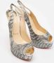 Christian Louboutin Pre-owned Fabric heels Gray Dames - Thumbnail 4