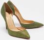 Christian Louboutin Pre-owned Fabric heels Green Dames - Thumbnail 3