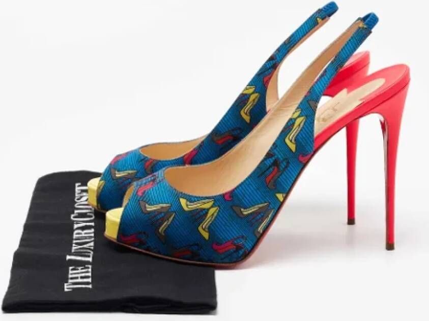 Christian Louboutin Pre-owned Fabric heels Multicolor Dames