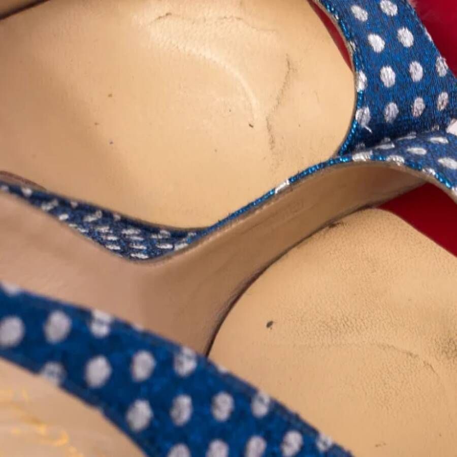 Christian Louboutin Pre-owned Fabric heels Multicolor Dames