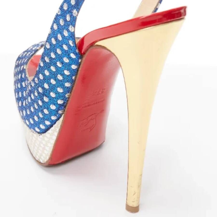 Christian Louboutin Pre-owned Fabric heels Multicolor Dames