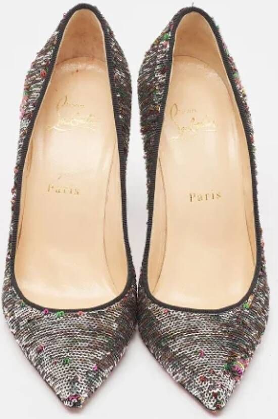 Christian Louboutin Pre-owned Fabric heels Multicolor Dames