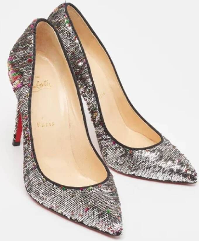 Christian Louboutin Pre-owned Fabric heels Multicolor Dames