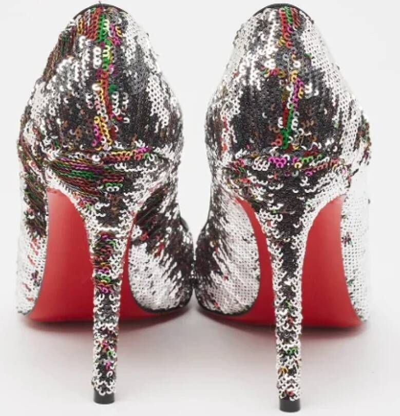 Christian Louboutin Pre-owned Fabric heels Multicolor Dames