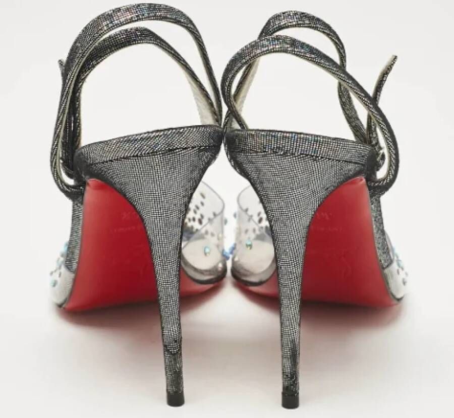 Christian Louboutin Pre-owned Fabric heels Multicolor Dames