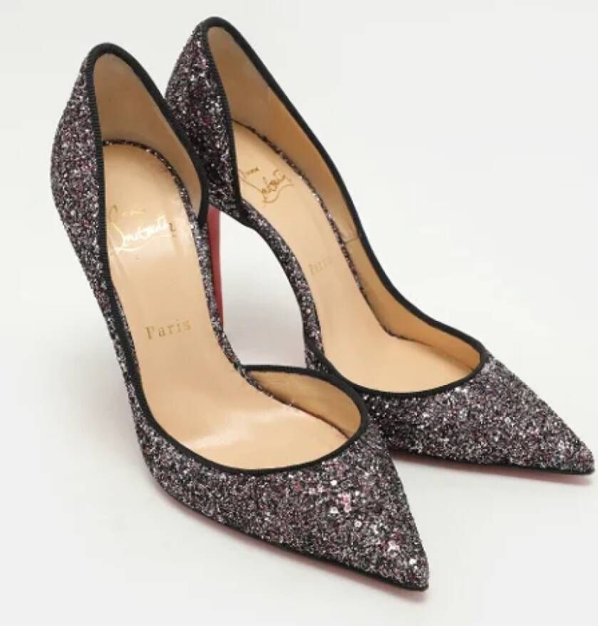 Christian Louboutin Pre-owned Fabric heels Multicolor Dames