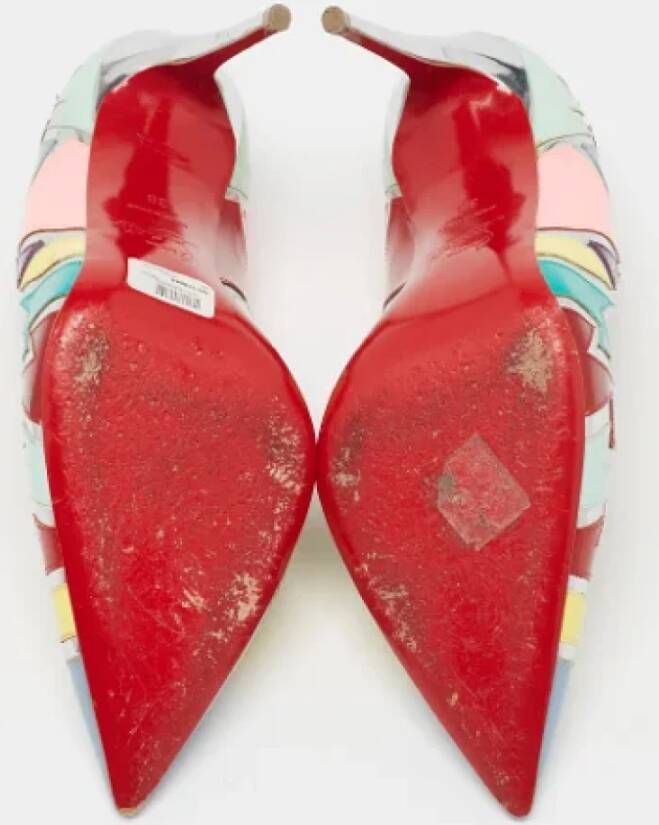 Christian Louboutin Pre-owned Fabric heels Multicolor Dames