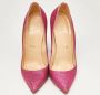 Christian Louboutin Pre-owned Fabric heels Pink Dames - Thumbnail 3