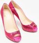 Christian Louboutin Pre-owned Fabric heels Pink Dames - Thumbnail 4