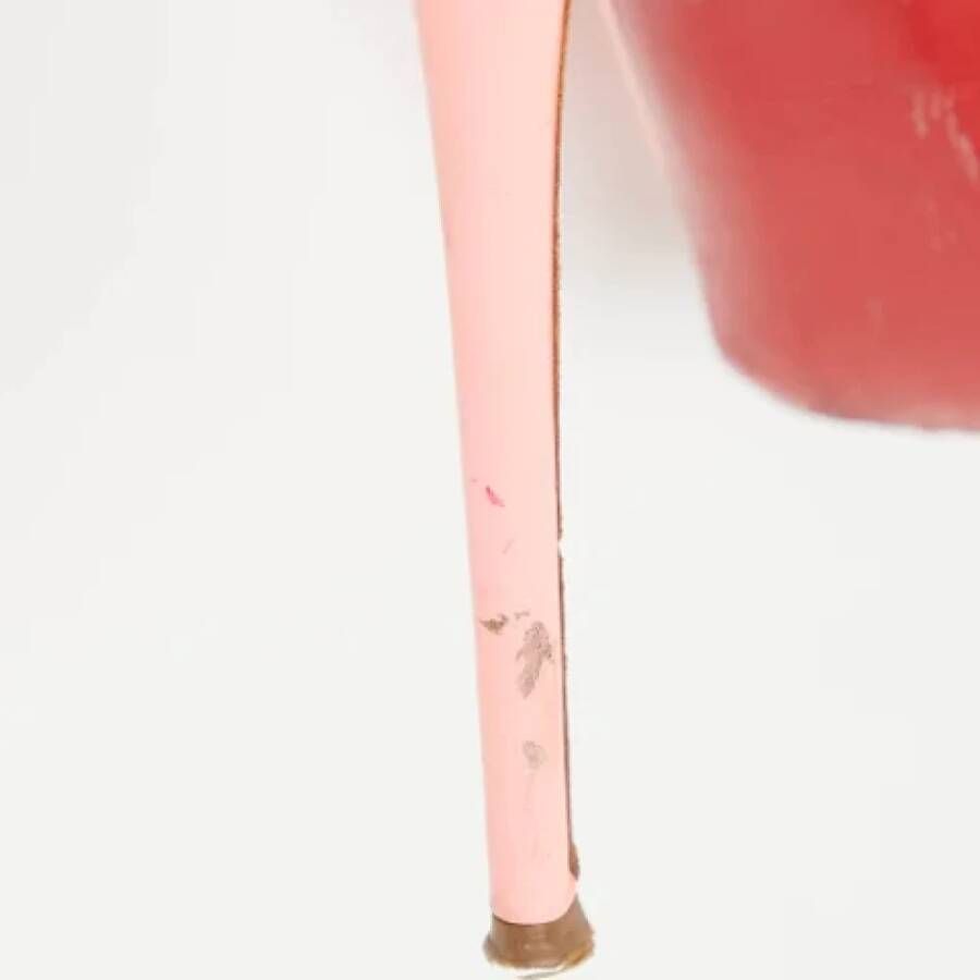 Christian Louboutin Pre-owned Fabric heels Pink Dames