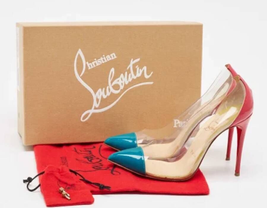 Christian Louboutin Pre-owned Fabric heels Pink Dames