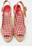 Christian Louboutin Pre-owned Fabric heels Red Dames - Thumbnail 3