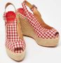 Christian Louboutin Pre-owned Fabric heels Red Dames - Thumbnail 4