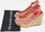 Christian Louboutin Pre-owned Fabric heels Red Dames - Thumbnail 9