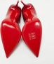 Christian Louboutin Pre-owned Fabric heels Red Dames - Thumbnail 4