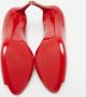 Christian Louboutin Pre-owned Fabric heels Red Dames - Thumbnail 4