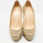 Christian Louboutin Pre-owned Fabric heels Yellow Dames - Thumbnail 3