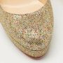 Christian Louboutin Pre-owned Fabric heels Yellow Dames - Thumbnail 7