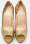 Christian Louboutin Pre-owned Fabric heels Yellow Dames - Thumbnail 3