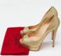 Christian Louboutin Pre-owned Fabric heels Yellow Dames - Thumbnail 9