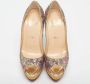 Christian Louboutin Pre-owned Fabric heels Yellow Dames - Thumbnail 3