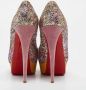 Christian Louboutin Pre-owned Fabric heels Yellow Dames - Thumbnail 5