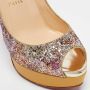 Christian Louboutin Pre-owned Fabric heels Yellow Dames - Thumbnail 7