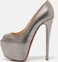 Christian Louboutin Pre-owned Fabric heels Yellow Dames - Thumbnail 2