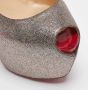 Christian Louboutin Pre-owned Fabric heels Yellow Dames - Thumbnail 7