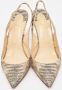 Christian Louboutin Pre-owned Fabric heels Yellow Dames - Thumbnail 2