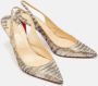 Christian Louboutin Pre-owned Fabric heels Yellow Dames - Thumbnail 3