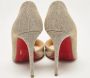 Christian Louboutin Pre-owned Fabric heels Yellow Dames - Thumbnail 4