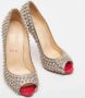 Christian Louboutin Pre-owned Fabric heels Yellow Dames - Thumbnail 3