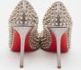 Christian Louboutin Pre-owned Fabric heels Yellow Dames - Thumbnail 4