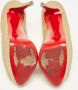 Christian Louboutin Pre-owned Fabric heels Yellow Dames - Thumbnail 4