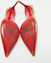 Christian Louboutin Pre-owned Fabric heels Yellow Dames - Thumbnail 5