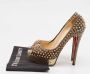 Christian Louboutin Pre-owned Fabric heels Yellow Dames - Thumbnail 7